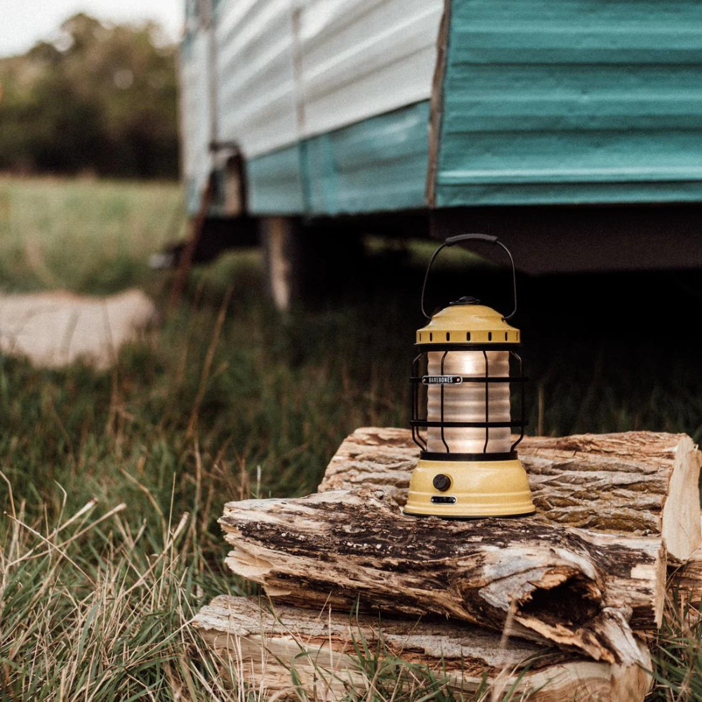 Barebones Forest Lantern Dusty Yellow