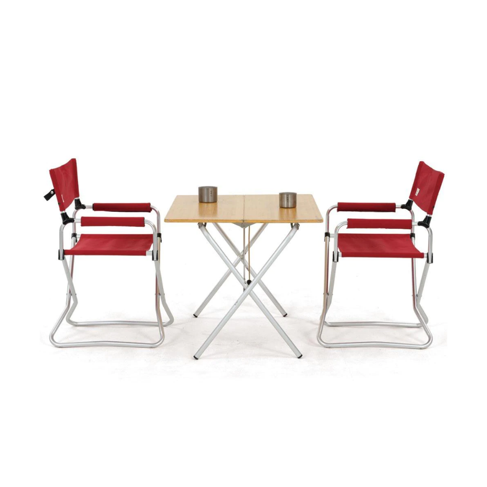 Snow Peak Folding Chair Wide Red