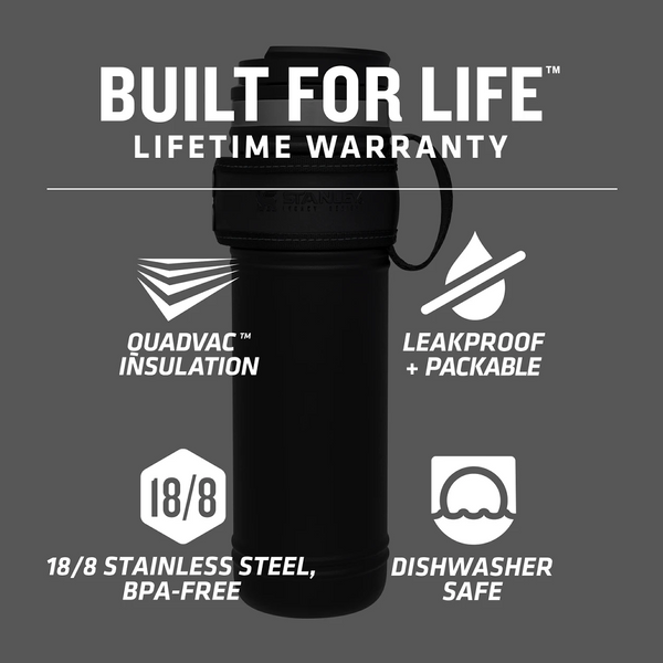 Stanley Legacy Neverleak Travel Mug 16oz - Foundry Black