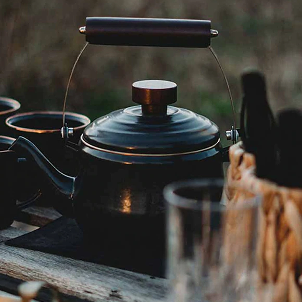 Barebones Enamel Teapot