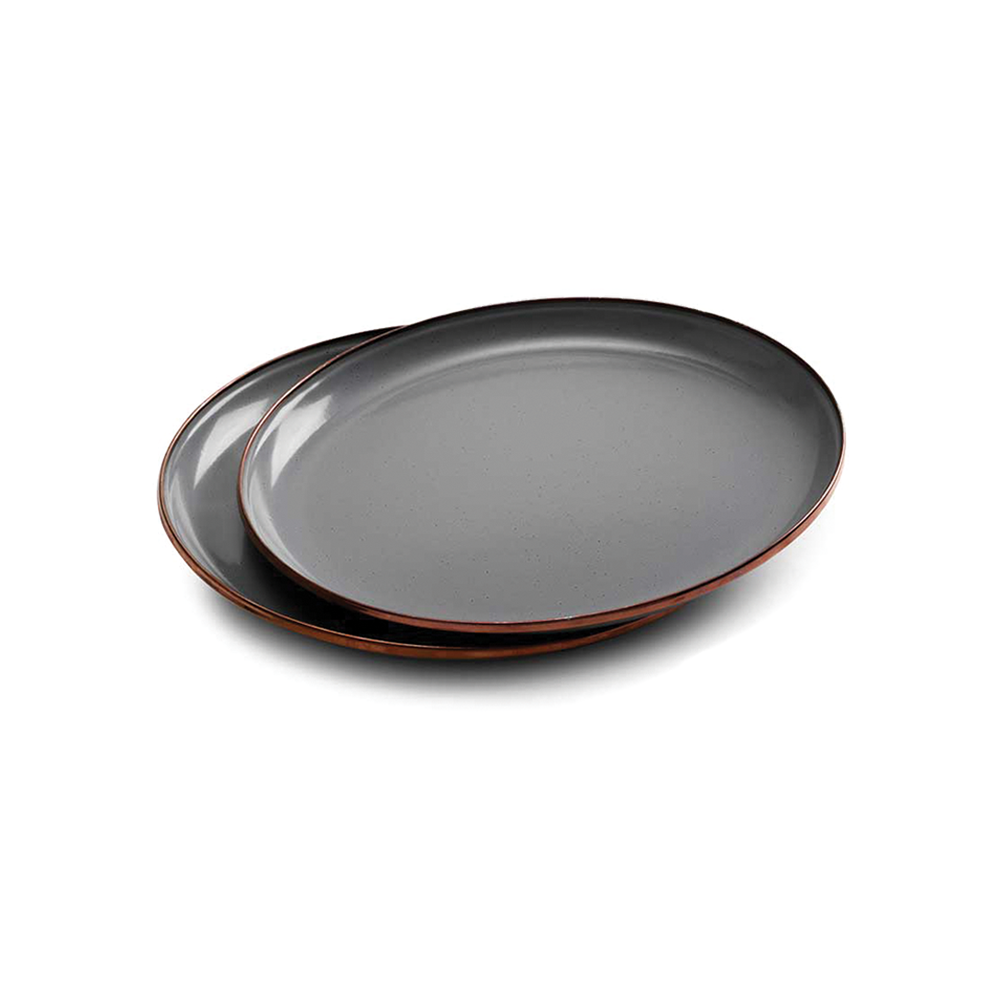 Barebones Enamel Plate - Set of 2