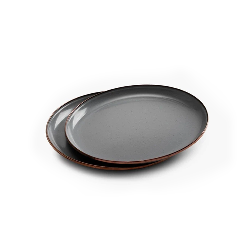 Barebones Enamel Salad Plate - set of 2