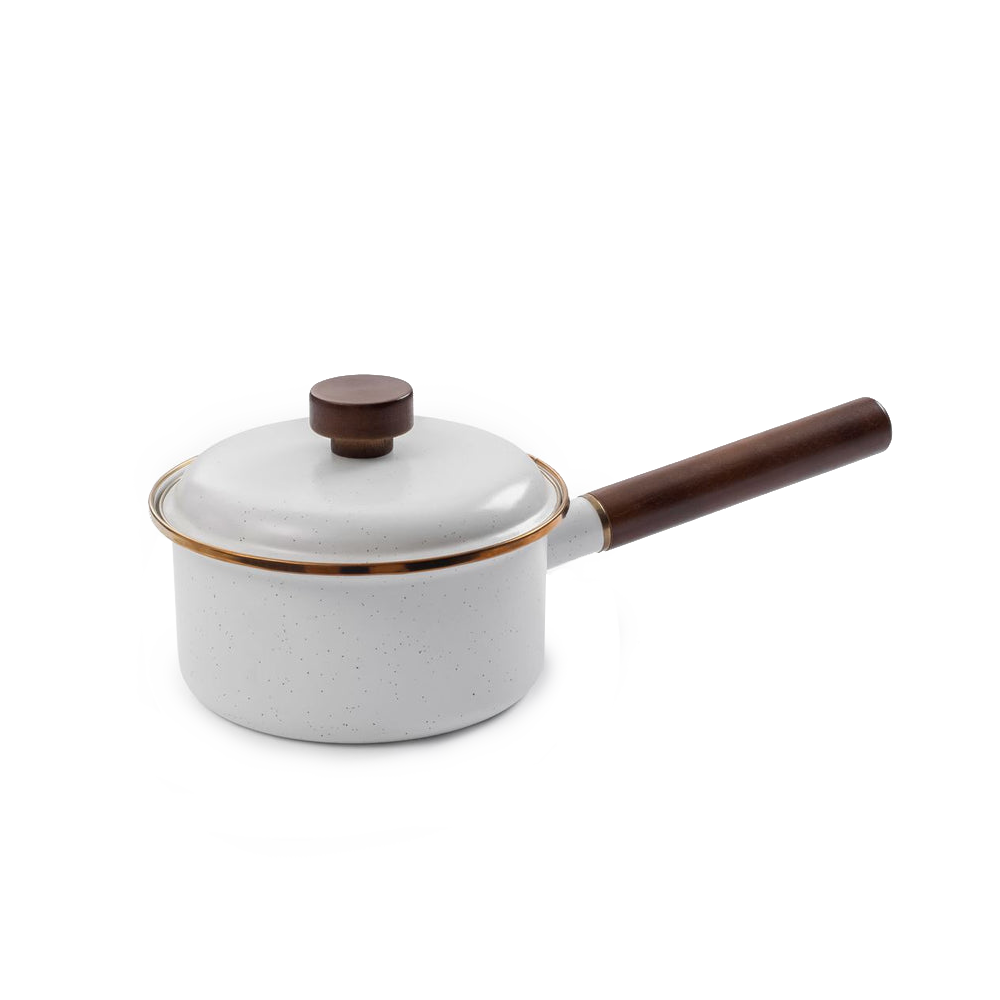 Barebones Enamel Saucepan