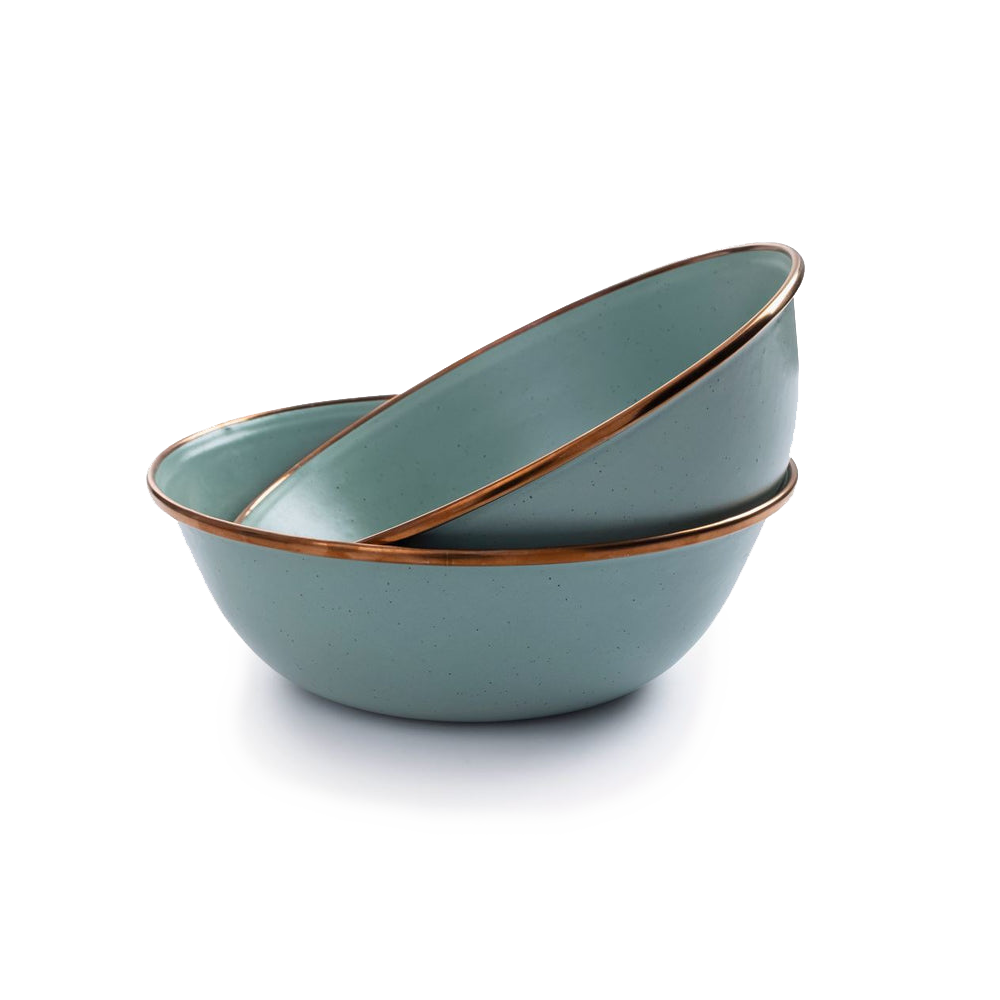 Barebones Enamel Bowl - Set of 2