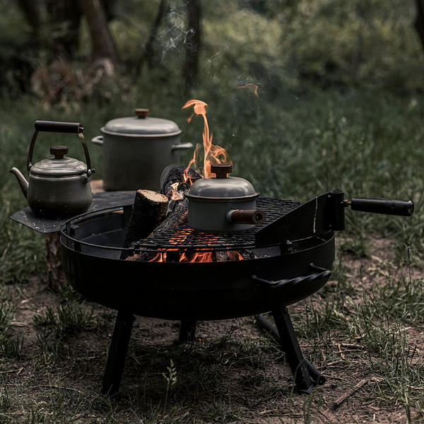 Barebones Cowboy Fire Pit Grill - 23"