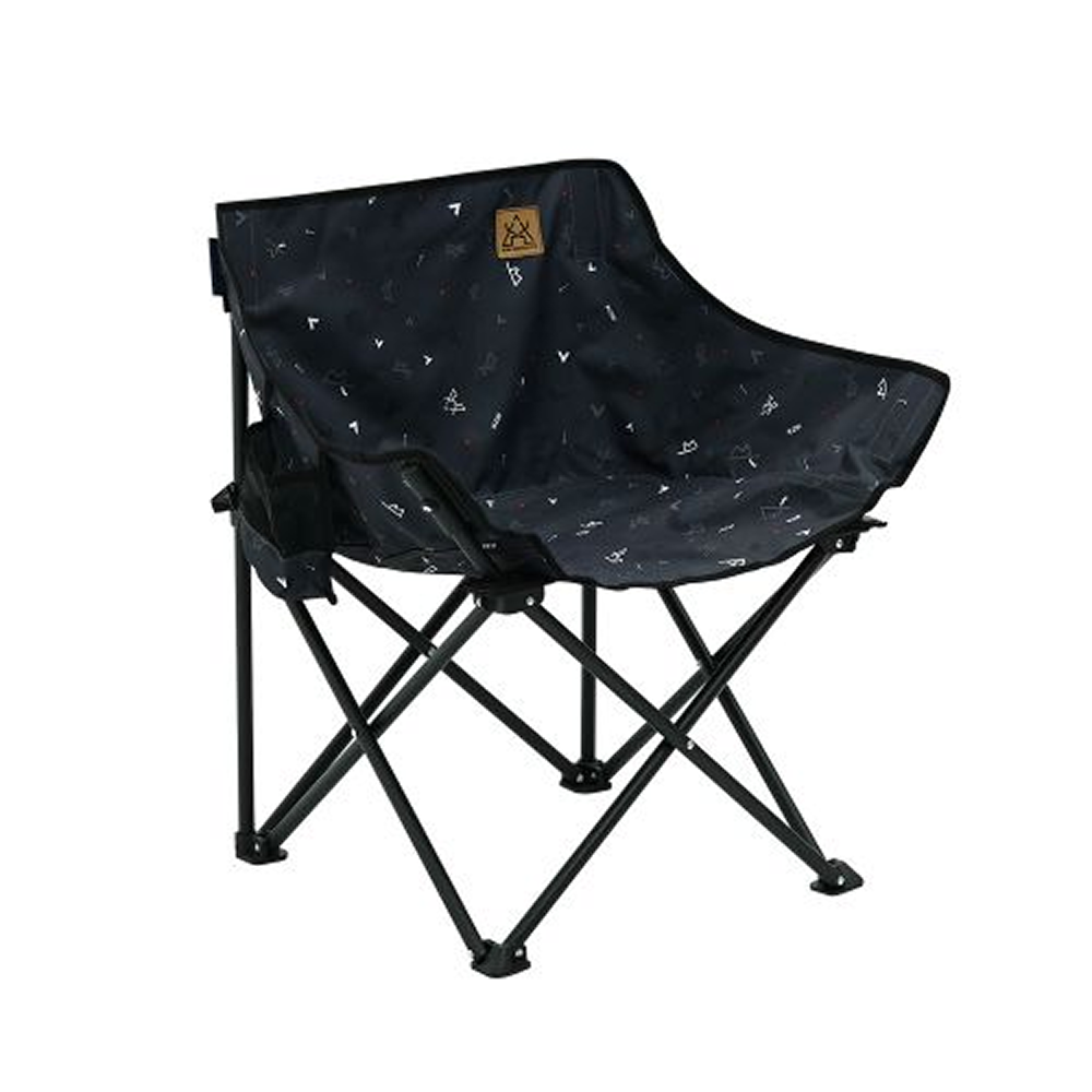 KZM Monogram Hygee Chair Black