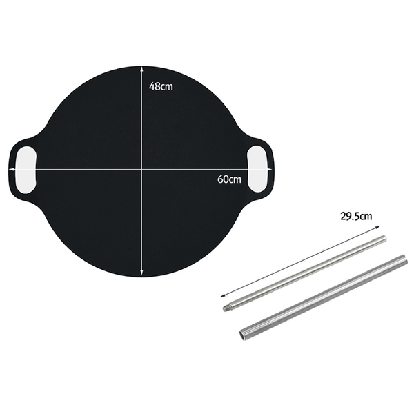 KZM Ignis Coating Griddle 600