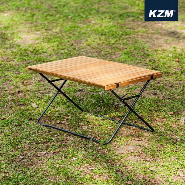 KZM Winsome Wood Roll Up Table