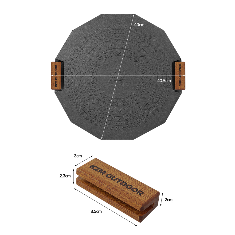 KZM Ignis Design Griddle 400