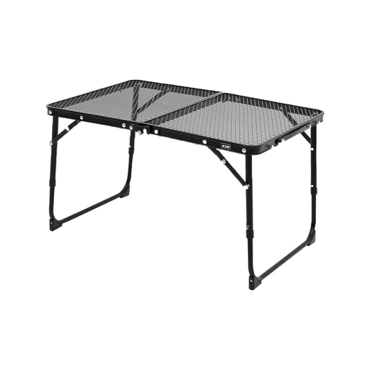 KZM Iron Mesh Slim Mini Table - Black