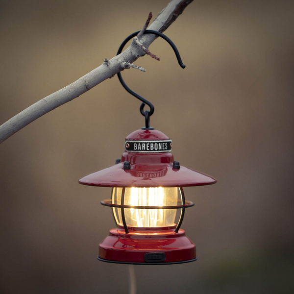 Barebones Edison Mini Lantern Red - (3-Pack)