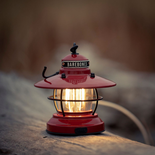 Barebones Edison Mini Lantern Red