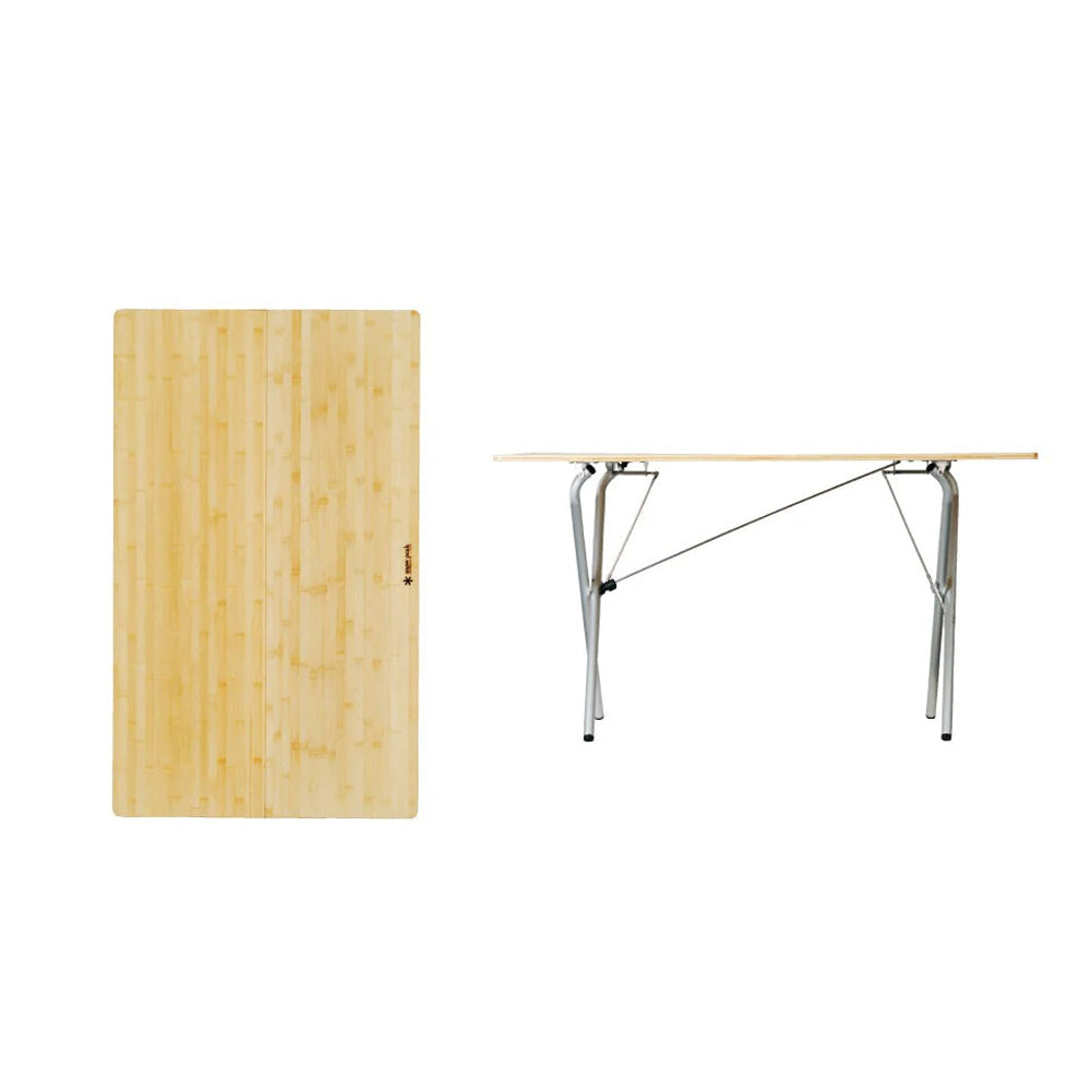 Snow Peak Single Action Table Long, Bamboo Top