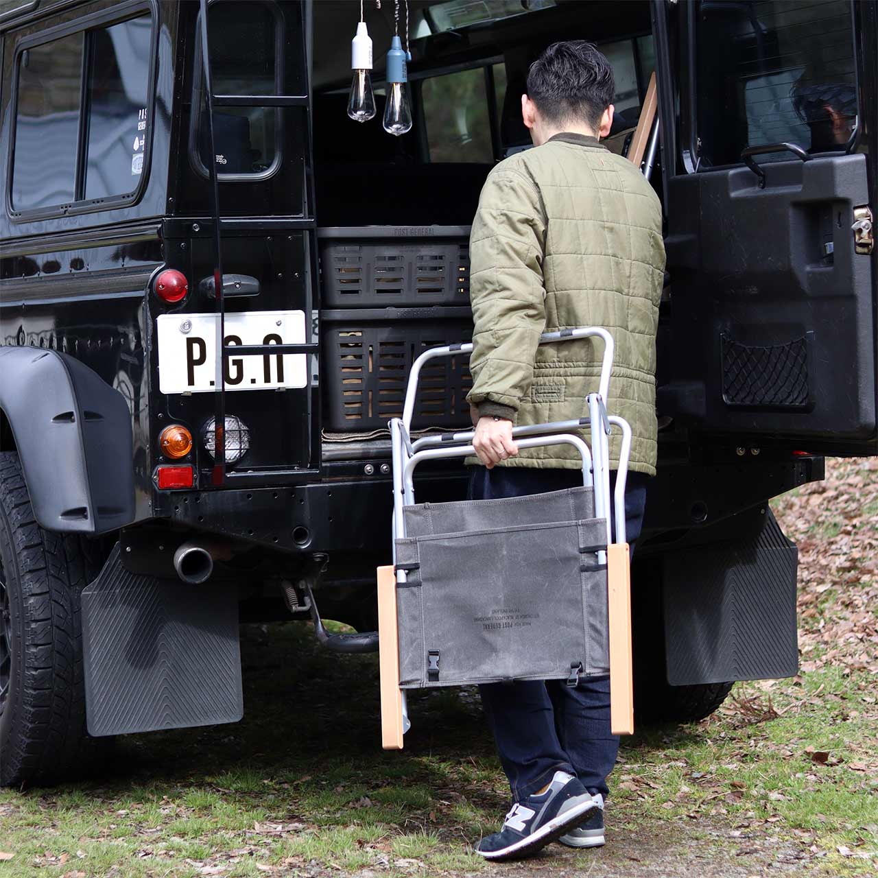 Post General Waxed Canvas Rover Chair Type High