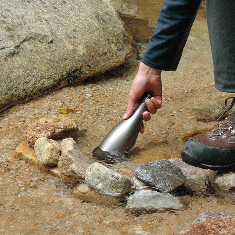 Snow Peak Titanium Sake Bottle